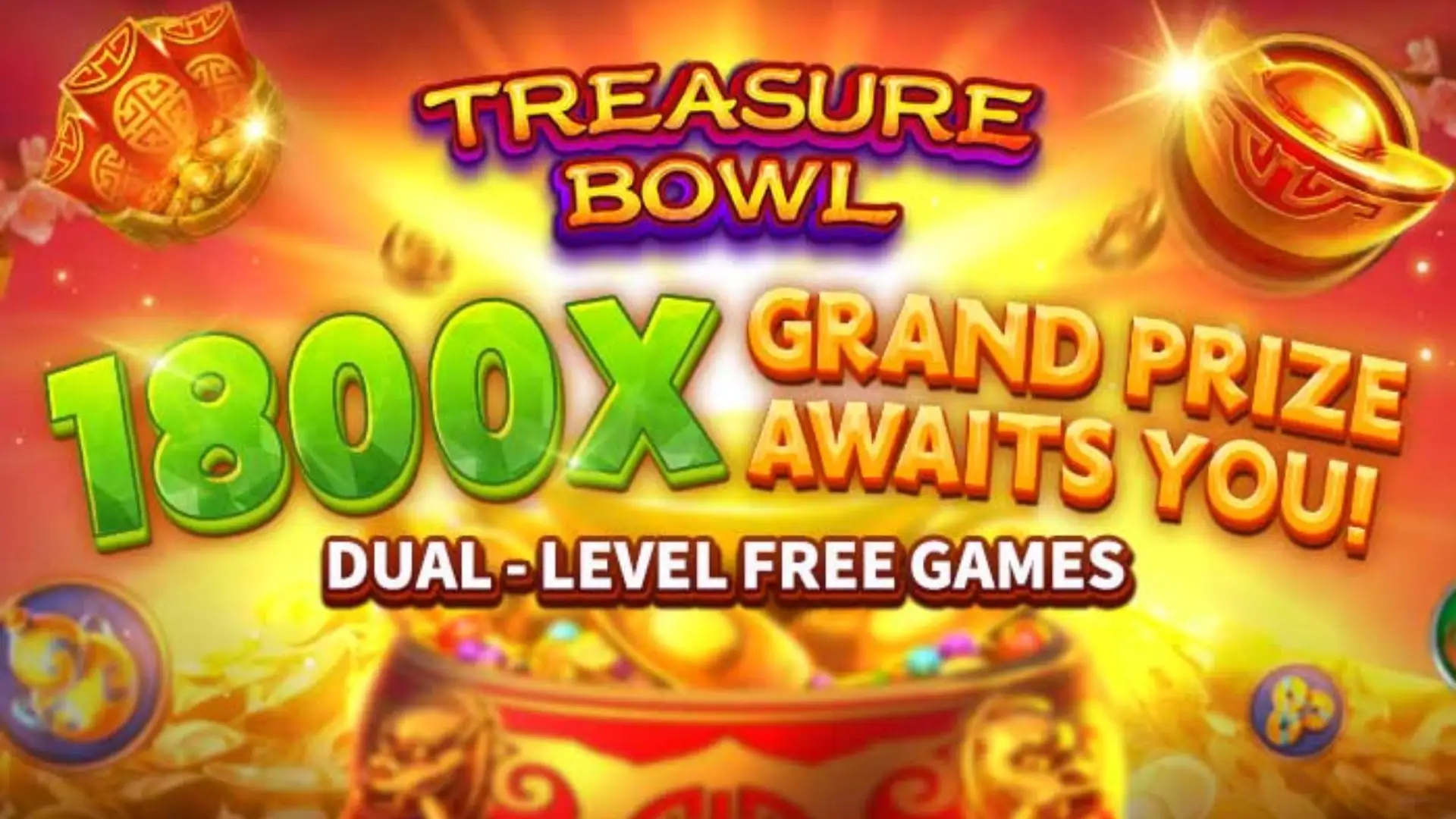 Multiplicadores Treasure Bowl basquetepg - 7777x Máximo com Tigela Dourada